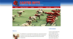 Desktop Screenshot of carterboyz.com
